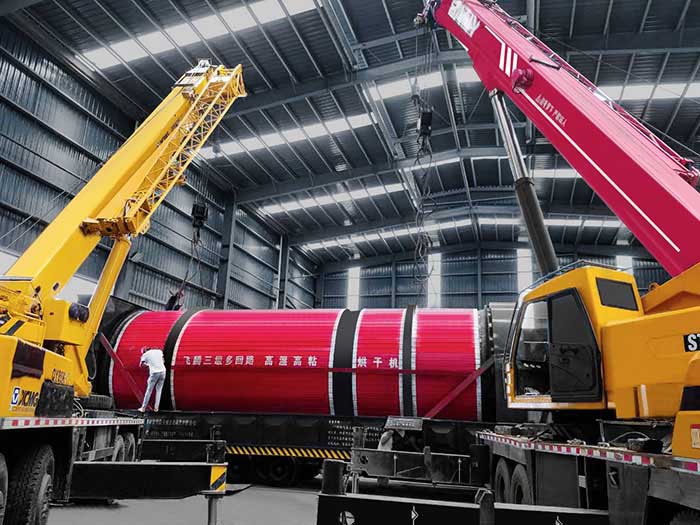 三回程紙漿污泥干燥設備安裝  三回程紙漿污泥干燥設備安裝