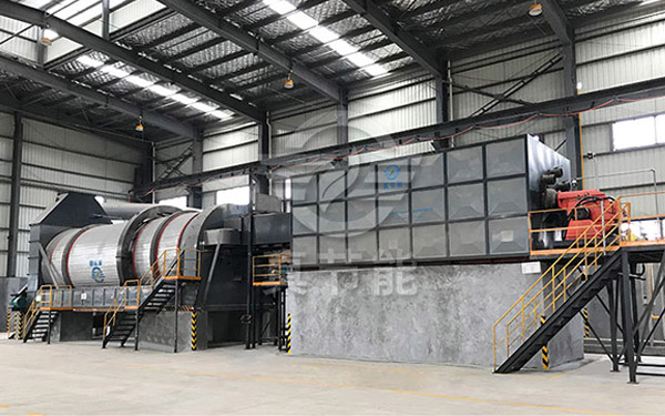 三筒印染污泥烘干機現(xiàn)場 三筒印染污泥烘干機現(xiàn)場